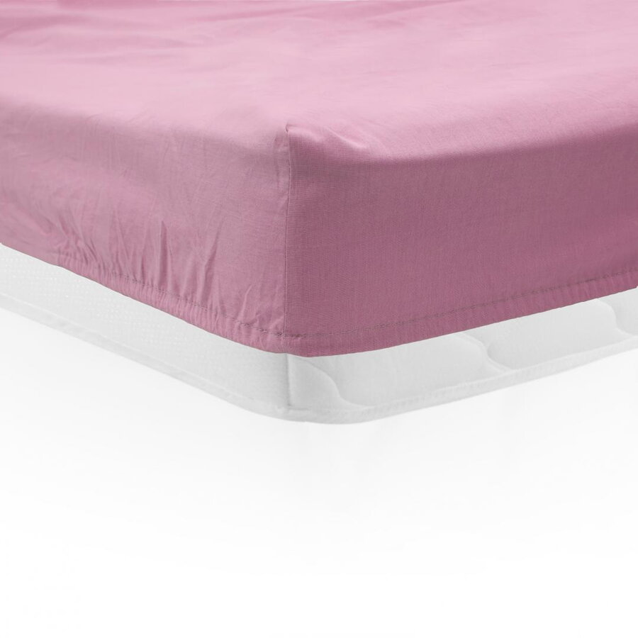 Cearceaf de pat cu elastic, 160x200 CM, ROZ
