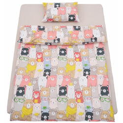 Heinner Set de pat single Bumbac animals