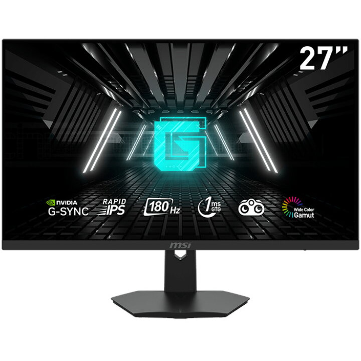 Monitor LED MSI Gaming G274F 27 inch FHD IPS 1 ms 180 Hz G-Sync Compatible