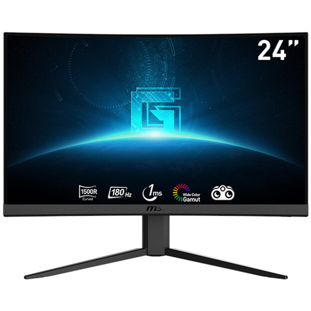 Monitor LED MSI Gaming G24C4 E2 Curbat 23.8 inch FHD VA 1 ms 180 Hz
