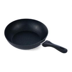 Heinner Tigaie aluminiu WOK 30x8 CM, Inductie, BLACK SAND
