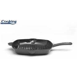 Heinner Tigaie Grill fonta 26.5x4.5 cm, Baza potrivita pentru inductie, MARBLE GREY