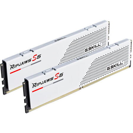 Memorie G.Skill Ripjaws S5 White 32GB DDR5 6000MHz CL32 Dual Channel Kit