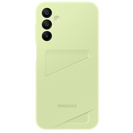 Husa de protectie Samsung Card Slot Case pentru Galaxy A15, Lime