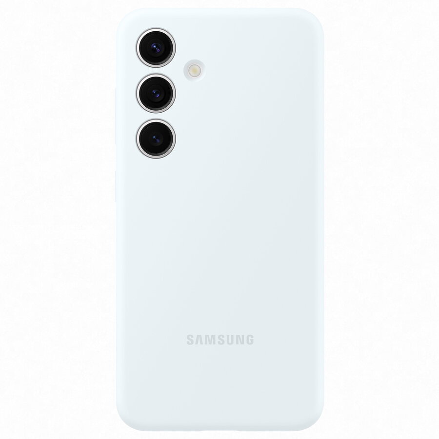 Husa de protectie Samsung Silicone Case pentru Galaxy S24+, WHITE