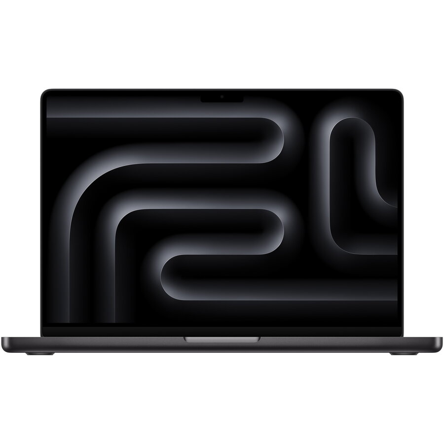 Laptop Apple MacBook Pro 14 cu procesor Apple M3 Max, 16 nuclee CPU si 40 nuclee GPU, 64GB RAM, 1TB SSD, Space Black, INT KB, 96W USB-C
