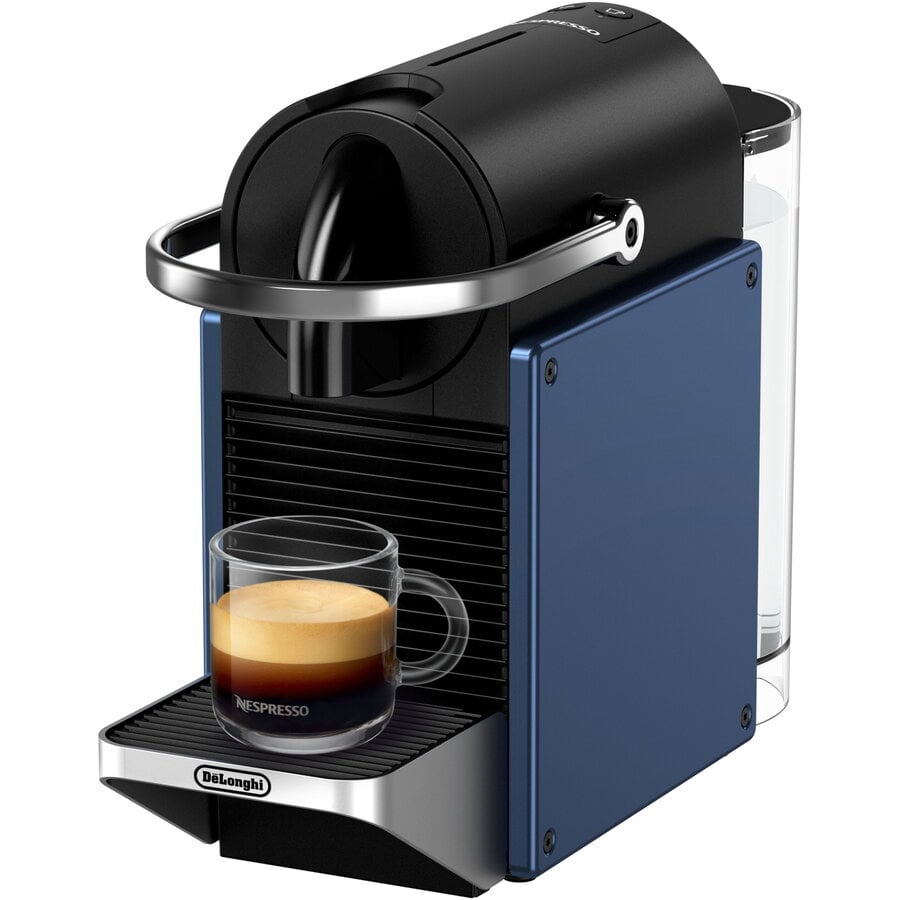 Espressor Nespresso De'Longhi Pixie EN127.BL PIXIE, 0132193844, 19 bar, incalzire rapida 25 secunde, oprire automata, capacitate rezervor de apa 0.7 l, albastru