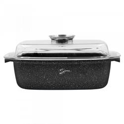 Samus Tava inalta din aluminiu turnat TOL323-RC, 5.5 L, 32 x 22 x 10.5 cm, Rezistenta la abraziune si la temperaturi inalte