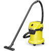 Aspirator multifunctional Karcher WD 3 V-17/4/20 1.628-127.0, Aspirare umeda si uscata, 17 l, Furtun 2 m, 1000 W, Sac filtru din hartie, Functie de suflare, Galben/Negru