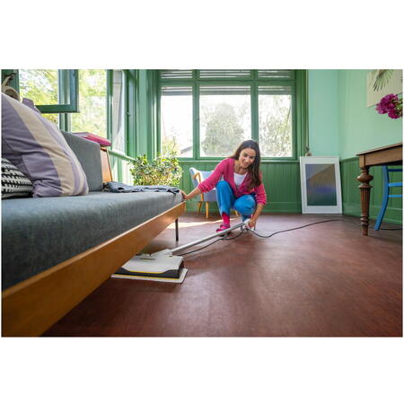 Mop de curatat cu aburi Karcher SC 1 Upright EU, 1.513-560.0, 1300 W, timp de incalzire 0.5 min, capacitate rezervor 200 ml, Alb