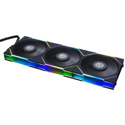 Ventilatorare Carcasa LIAN LI UNI TL SERIES 3x120mm RGB NEGRU,