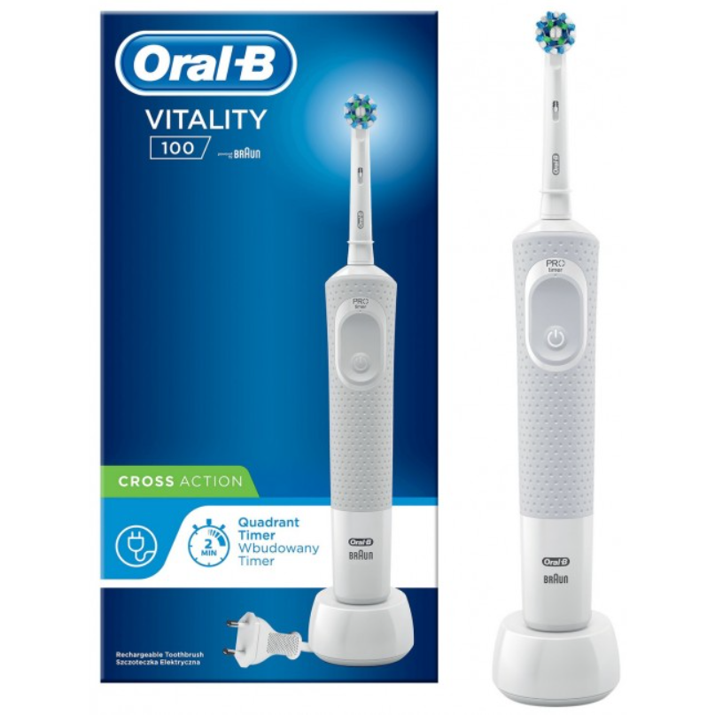 Periuta de Dinti Electrica Oral-B Vitality 100 Cross Action Alb