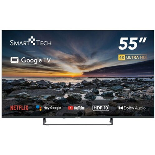 Televizor LED Smart Tech 55UG10V3, 139 cm, Google TV, Ultra HD 4K, Clasa E
