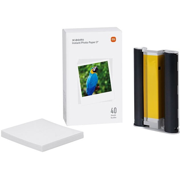 Hartie foto Xiaomi 6” + cartus compatibil cu imprimanta foto portabila Xiaomi 1S EU