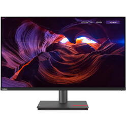 Monitor Lenovo ThinkVision P32p-30, 31.5" UHD, IPS, WLED, Anti-glare, 4ms, HDMI, DisplayPort, Pivot (Negru)