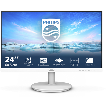 Monitor LED Philips 241V8AW 23.8 inch FHD IPS 4 ms 75 Hz