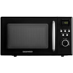Cuptor cu microunde Daewoo KOR-6S2BK-2, 20 L, 700 W, 8 programe predefinite, 5 niveluri de putere, semnal sonor, Negru