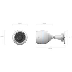 Camera de supraveghere Ezviz H3 2K Wi-Fi Smart Home, 2304 × 1296, Motion Detection, Color Night Vision IR30m, IP67