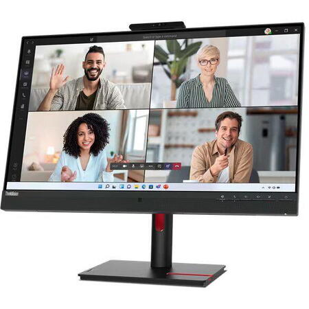 Monitor LED Lenovo ThinkVision T27hv-30 27 inch QHD IPS 4 ms 75 Hz Webcam USB-C