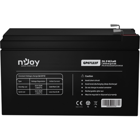 Accesoriu UPS nJoy Acumulator 12V GP07122F