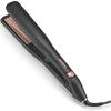 Placa de par Babyliss Steam Luxe Styler ST596E, 5 setari de temperatura, placi 36 x 105 mm, tehnologie steam, negru