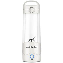 Blender portabil Nutribullet® 0C22300093, capacitate 475 ml, 15 utilizari per incarcare, USB-C, alb