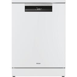 Masina de spalat vase Haier XF 6B2M3PW, 16 seturi, 10 programe, Clasa B, Motor Inverter, WiFi, H-Spray Arm, Flex Zone, Part Light, Powerwash, Automatic Open Door, 60 cm, Alb