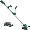 Trimmer de tuns gazon/iarba pe acumulator Bosch UniversalGrassCut 18, 18 V, diametru taiere 26 cm, maner telescopic 120 - 140 cm, include: acumulator 18 V 2.5 Ah + incarcator