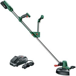 Trimmer de tuns gazon/iarba pe acumulator Bosch UniversalGrassCut 18, 18 V, diametru taiere 26 cm, maner telescopic 120 - 140 cm, include: acumulator 18 V 2.5 Ah + incarcator