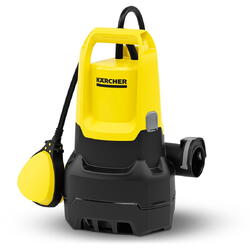 Pompa submersibila cu plutitor apa murdara Karcher SP 9500 Dirt, 280 W, debit maxim 9500 l/h, inaltime de pompare 6 m, adancime de scufundare 7 m