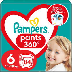 Scutece-chilotel Pampers Pants Mega Box Marimea 6, 14-19 kg, 84 buc