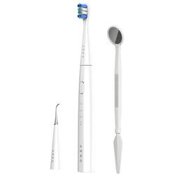 Periuta de dinti sonica electrica Aeno ADB0008, 30000 rpm, 3 moduri de curatare, IPX7, 3 capete de perie + instrument metalic de curatare + oglinda incluse, alb