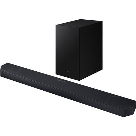 Soundbar HW-Q700D, 3.1.2, 320W, Bluetooth, Wi-Fi, Subwoofer wireless, Dolby Atmos, Negru titan