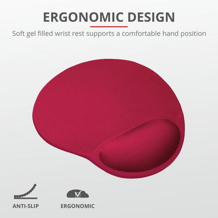 Mousepad Trust Bigfoot, rosu