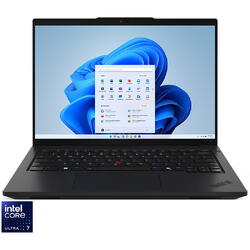 Laptop Lenovo 14'' ThinkPad L14 Gen 5, WUXGA IPS, Procesor Intel® Core™ Ultra 7 155U (12M Cache, up to 4.80 GHz), 32GB DDR5, 1TB SSD, Intel Graphics, Win 11 Pro, Eclipse Black