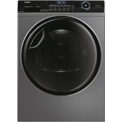 Uscator de rufe Haier HD80-A3959R-S, Pompa de caldura, 8 kg, Clasa C, Motor Inverter, i-Refresh, Dry Sensor, WiFi, Antracit