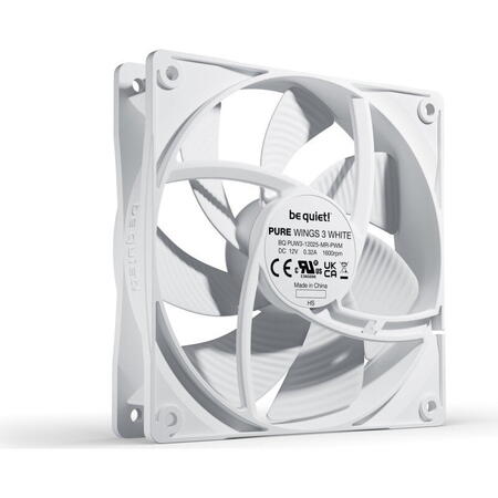 Ventilator / radiator be quiet! Pure Wings 3 120mm PWM White