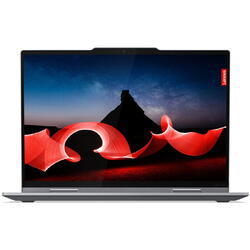 Ultrabook Lenovo 14'' ThinkPad X1 2-in-1 Gen 9, 2.8K OLED 120Hz Touch, Procesor Intel® Core™ Ultra 7 155U (12M Cache, up to 4.80 GHz), 32GB LPDDR5X, 2TB SSD, Intel Graphics, Win 11 Pro, Grey