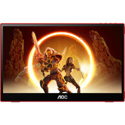 Monitor LED AOC Gaming AGON 16G3 15.6 inch FHD IPS 4 ms 144 Hz USB-C FreeSync