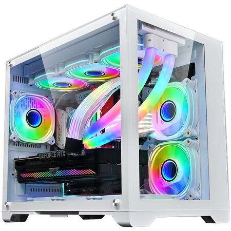 Carcasa 1STPLAYER Gaming MV6 WHITE