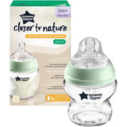 Biberon sticla Tommee Tippee Closer to Nature, 150 ml, 0 luni +