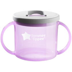 Cana Tommee Tippee First Cup, 190 ml, 4 luni +, Mov, 1 buc