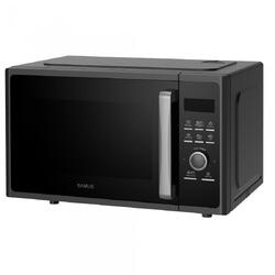 Samus Cuptor cu microunde SMC-23DB2, 23 L, 800 W, 5 nivele de putere, 8 programe de preparare, control electronic, ceas digital 60 minute, dezghetare in functie de greutate, lumina interioara, negru