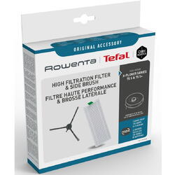 Kit filtru de inalta performanta si perii laterale Rowenta ZR185002, pentru aspirator robot Rowenta X-Plorer S75 & S75+ RR85xx
