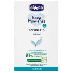 Sapun solid Chicco Baby Moments, 100 g, 0 luni+