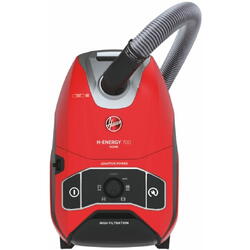 Aspirator cu sac Hoover HE710HM 011, 6 L, 850 W, Rosu