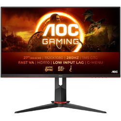 Monitor LED AOC Gaming AGON 27G2ZN3 27 inch FHD VA 0.5 ms 280 Hz HDR