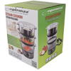 ESPERANZA Aparat de gatit cu aburi EKG009 Volcano, Timer, 400W, 7.5 L, 3 nivele, Inox/Negru