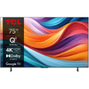Televizor QLED TCL 75T7B, 189 cm, Smart Google TV, 4K Ultra HD, Clasa F