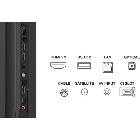 Televizor QLED TCL 75T7B, 189 cm, Smart Google TV, 4K Ultra HD, Clasa F